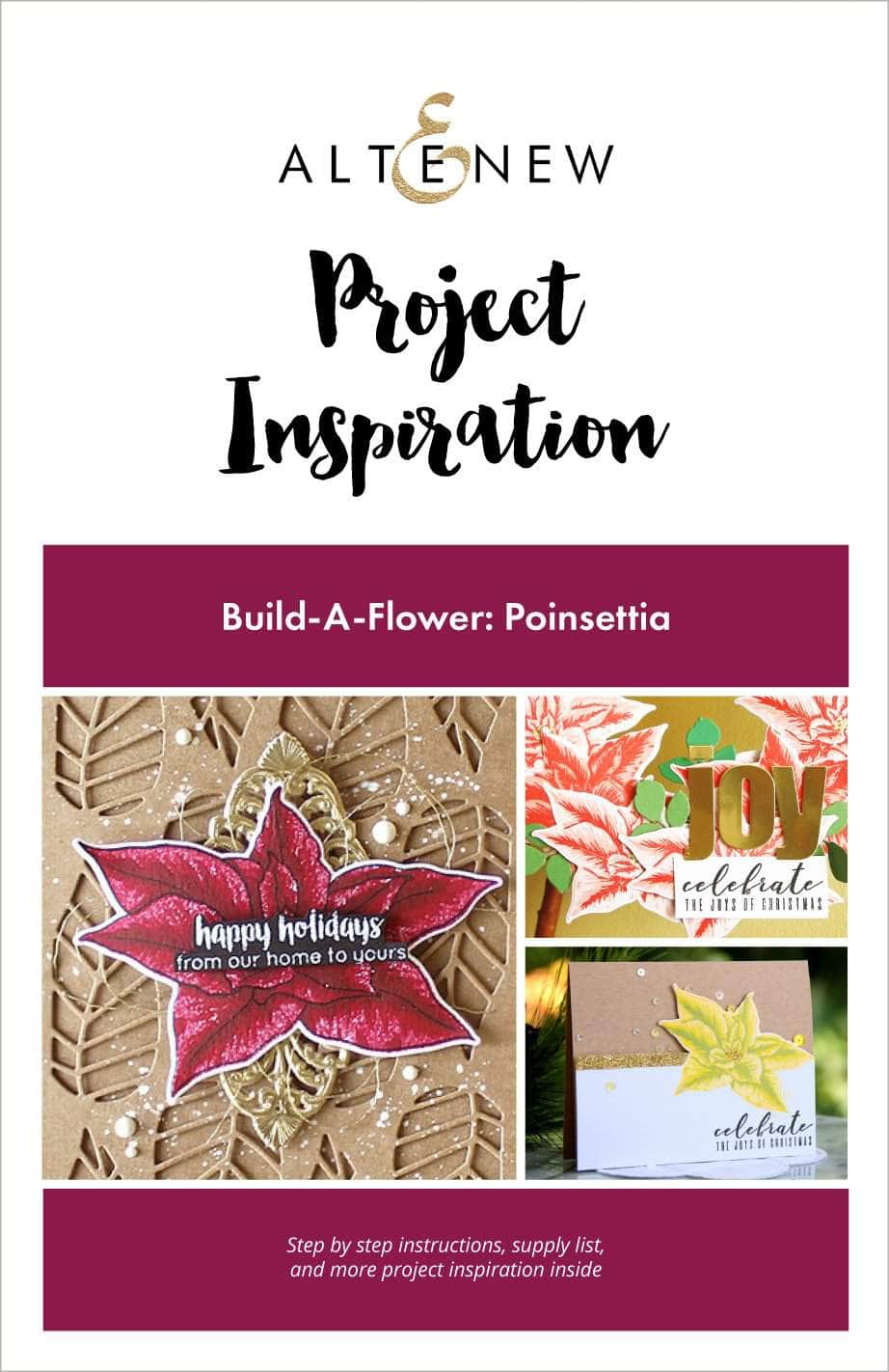 55Printing.com Printed Media Build-A-Flower: Poinsettia Project Inspiration Guide