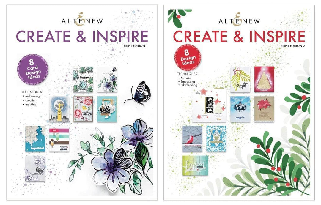 Altenew Printed Media Bundle Create & Inspire Bundle Edition 1 & 2