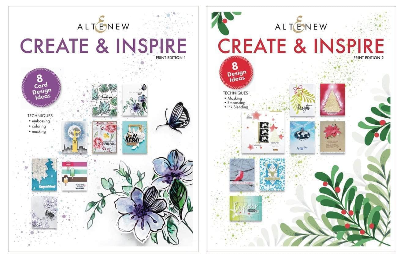 Altenew Printed Media Bundle Create & Inspire Bundle Edition 1 & 2
