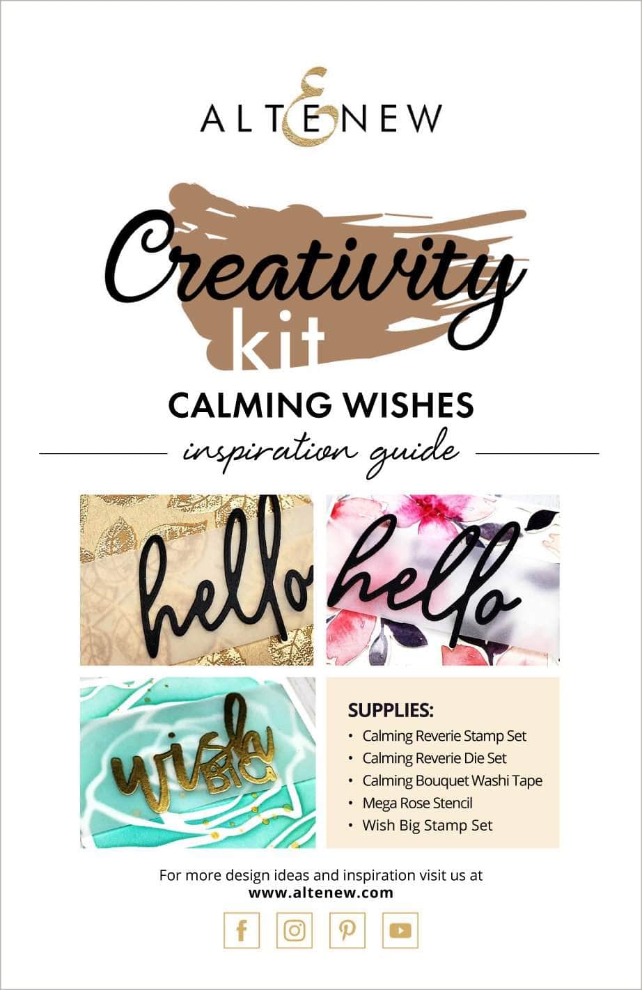 55Printing.com Printed Media Calming Wishes Creativity Kit Inspiration Guide
