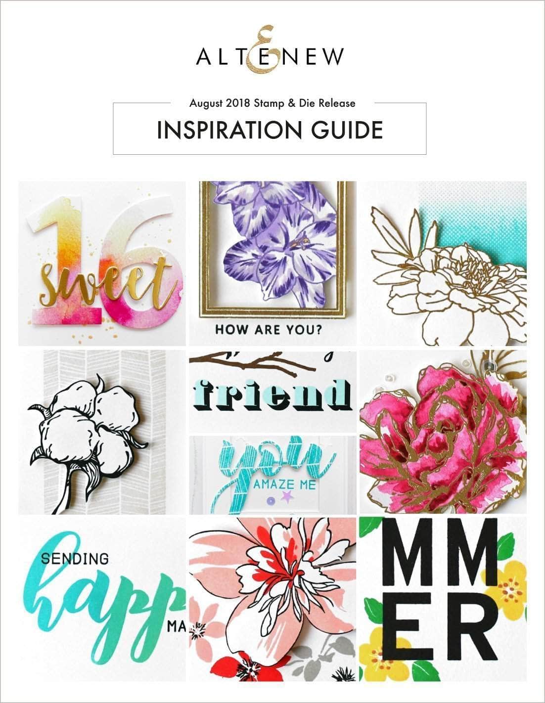 55Printing.com Printed Media Creative Coloring Stamp & Die Release Inspiration Guide