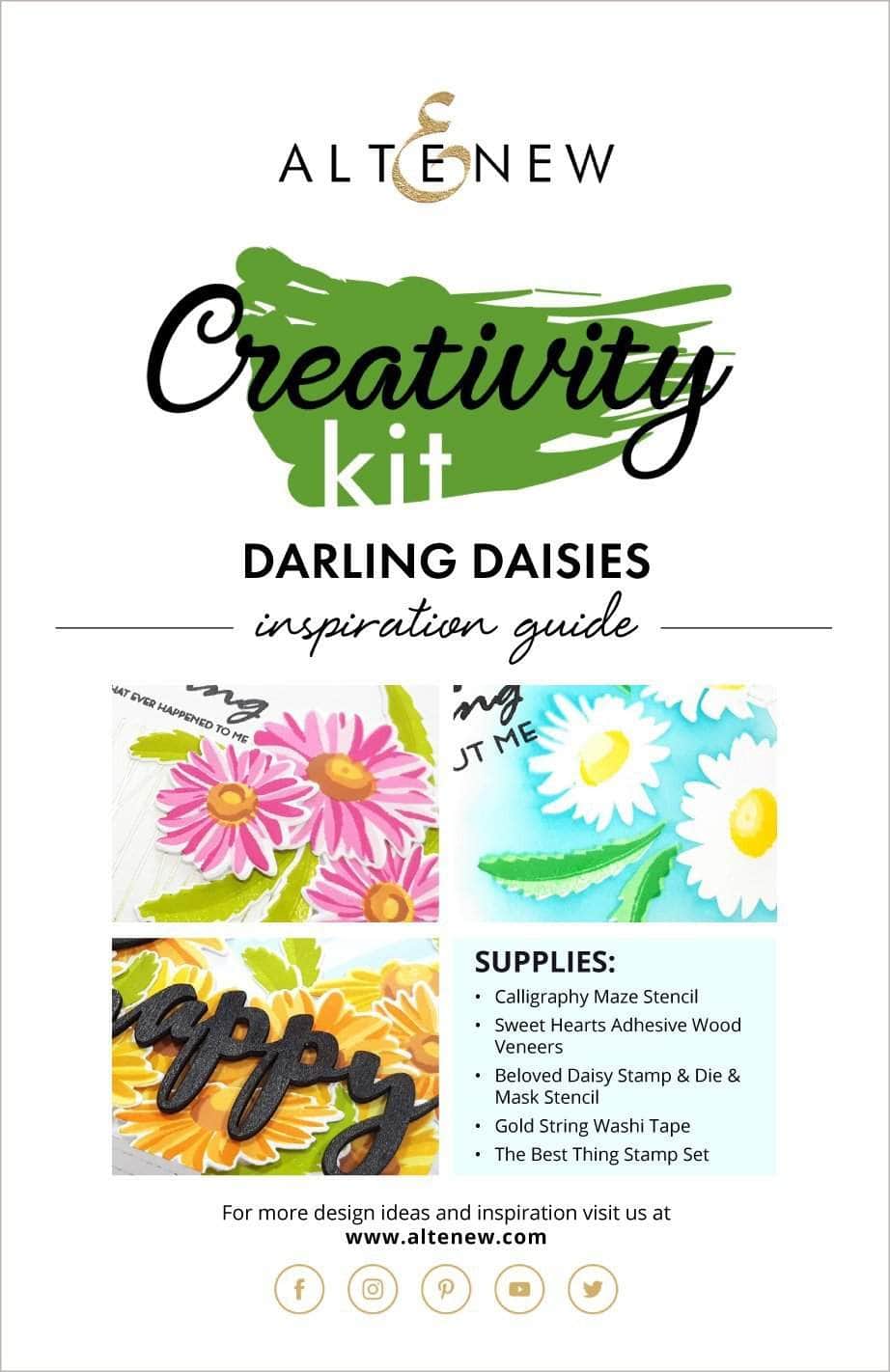 55Printing.com Printed Media Darling Daisies Creativity Kit Inspiration Guide