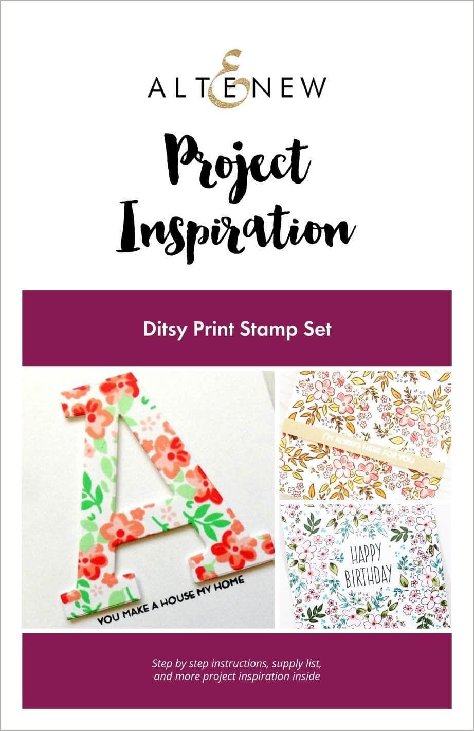 55Printing.com Printed Media Ditsy Print Project Inspiration Guide