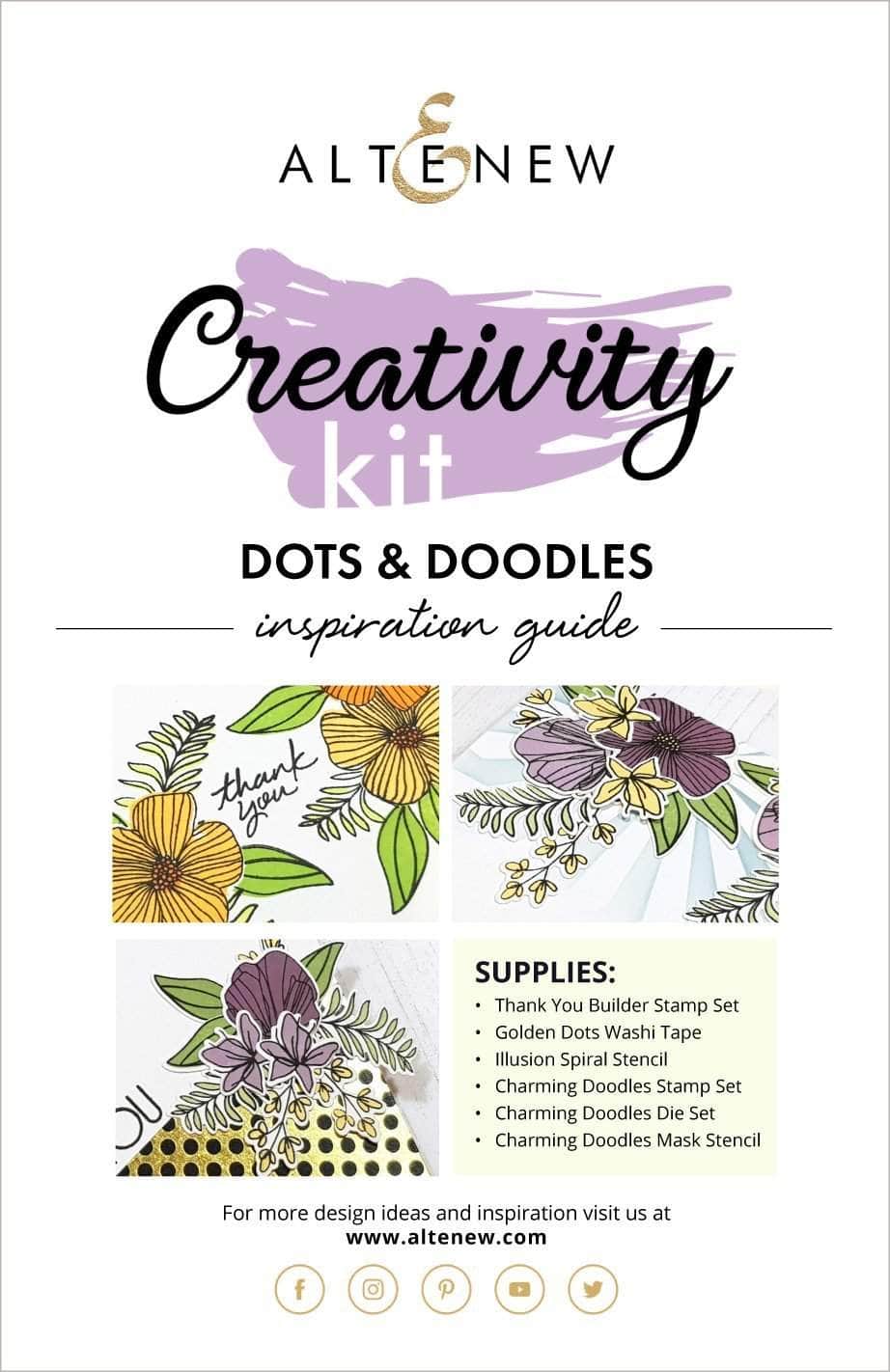 55Printing.com Printed Media Dots & Doodles Creativity Kit Inspiration Guide