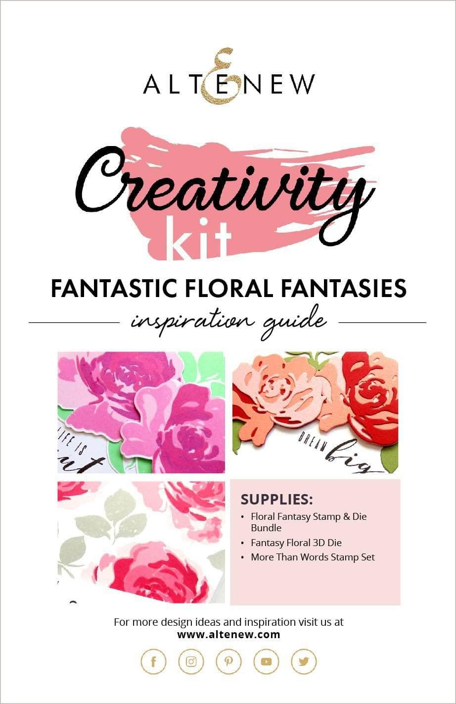 55Printing.com Printed Media Fantastic Floral Fantasies Creativity Kit Inspiration Guide