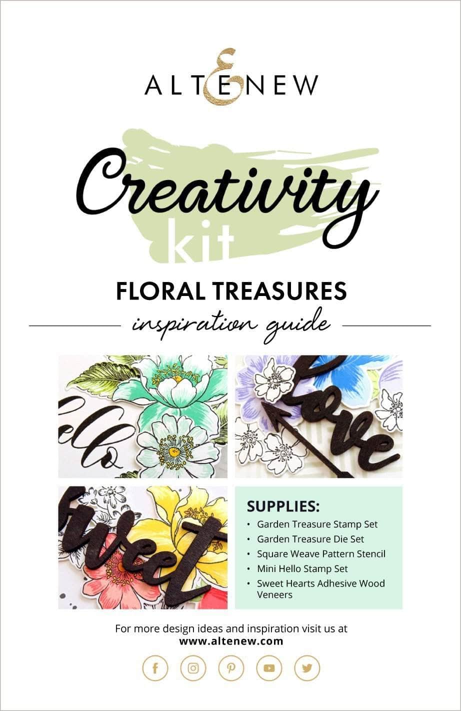 55Printing.com Printed Media Floral Treasures Creativity Kit Inspiration Guide