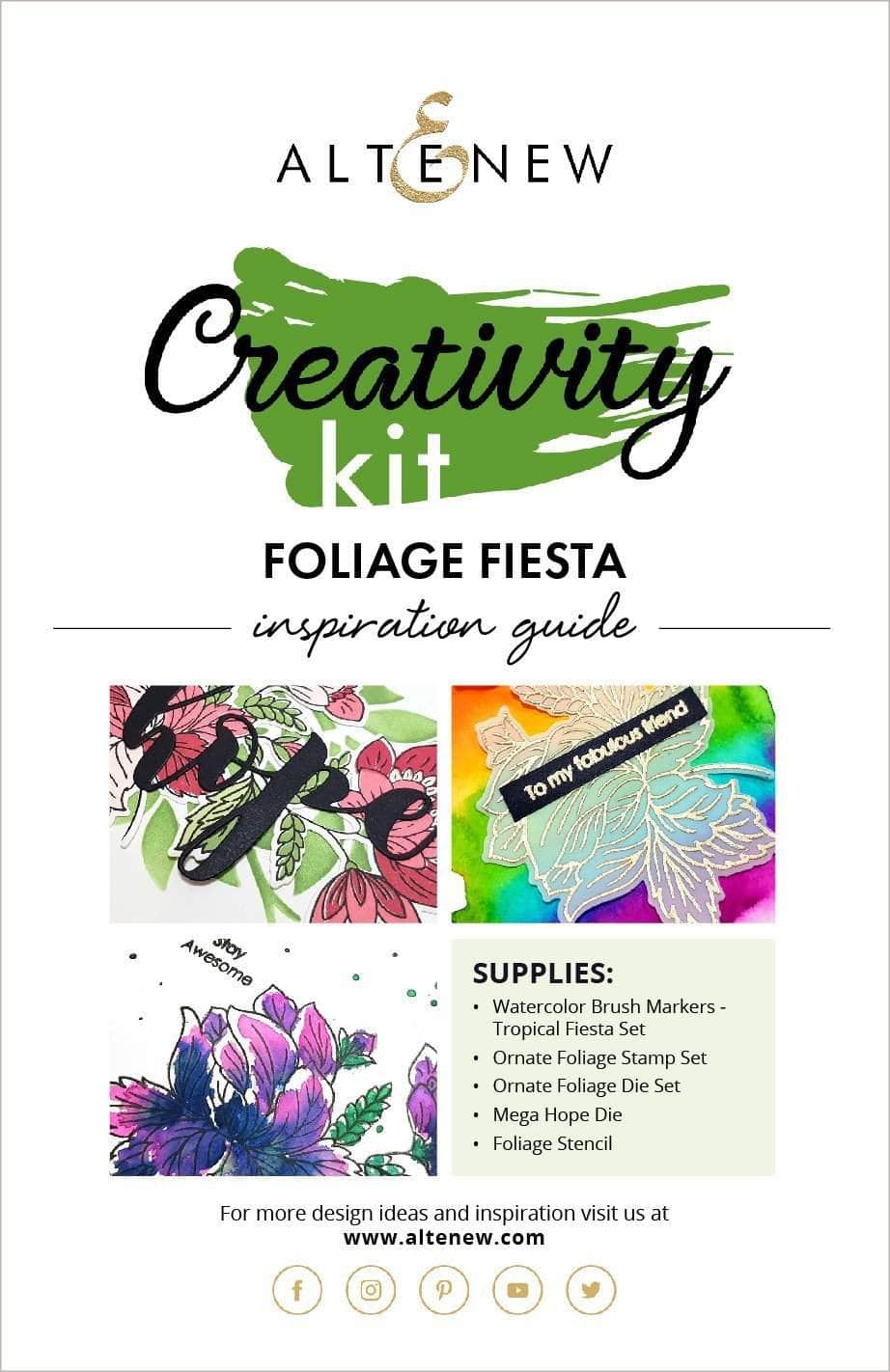 55Printing.com Printed Media Foliage Fiesta Creativity Kit Inspiration Guide