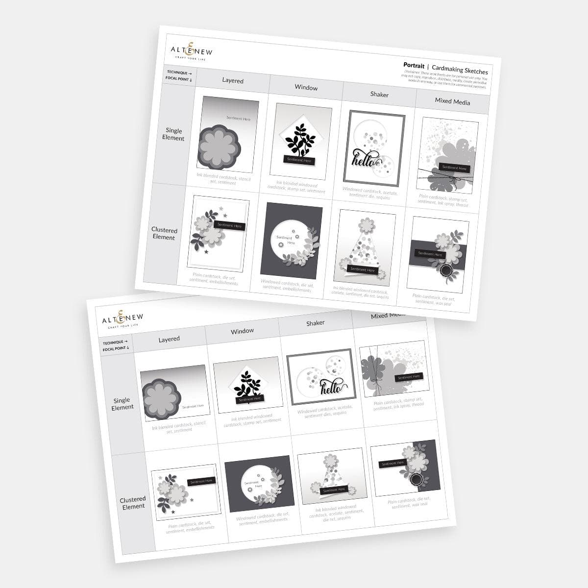 Free Card Sketches: Printable Layouts for Effortless Card Design