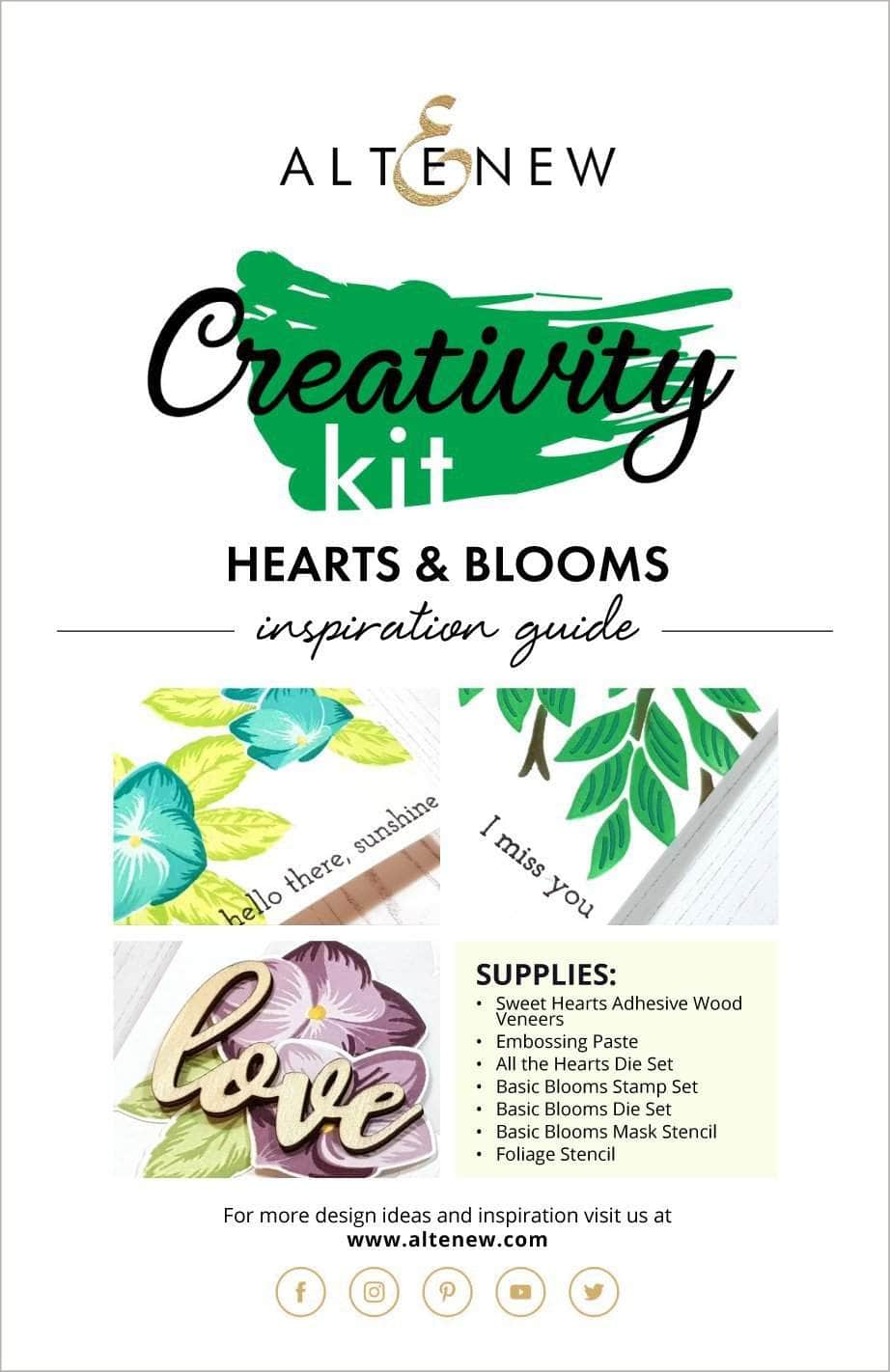 55Printing.com Printed Media Hearts & Blooms Creativity Kit Inspiration Guide