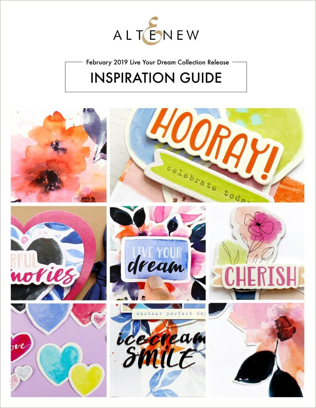 55Printing.com Printed Media Live Your Dream Scrapbook Collection Release Inspiration Guide