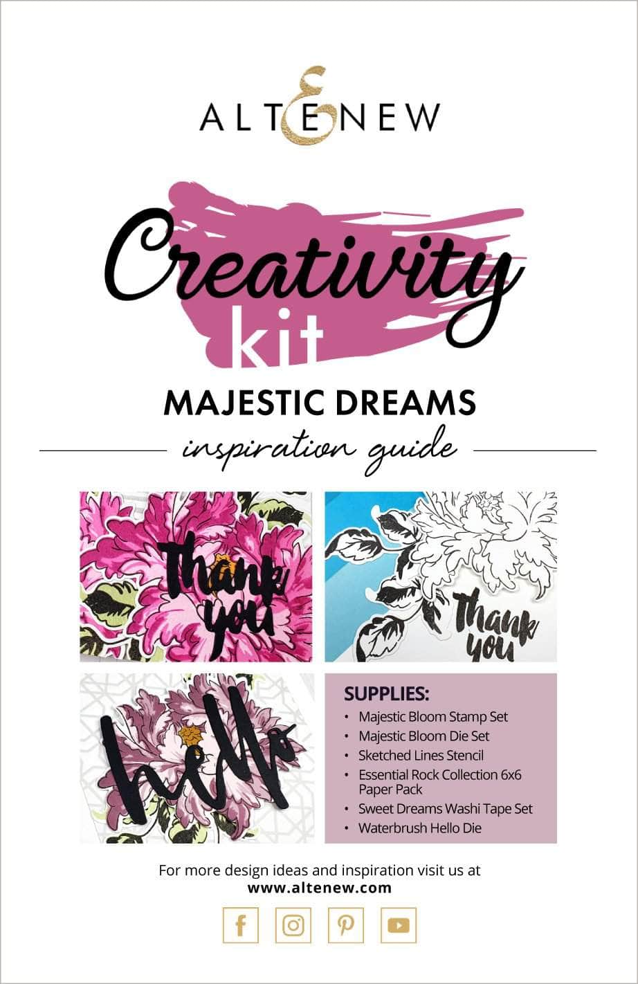 55Printing.com Printed Media Majestic Dreams Creativity Kit Inspiration Guide