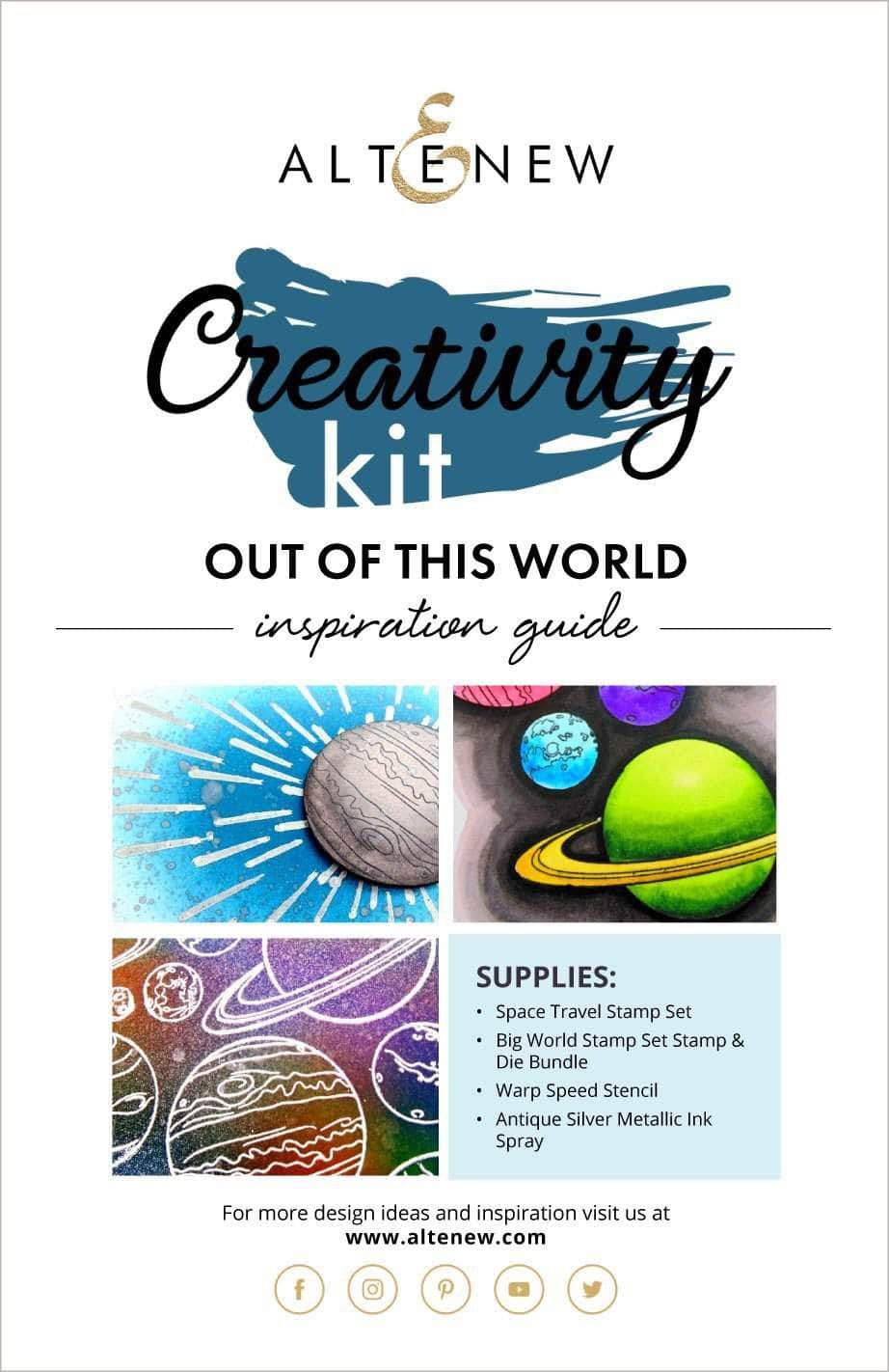 55Printing.com Printed Media Out of This World Creativity Kit Inspiration Guide