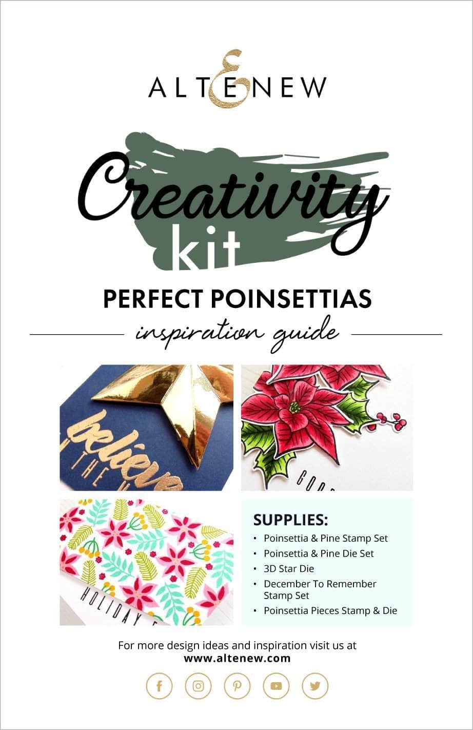 55Printing.com Printed Media Perfect Poinsettias Creativity Kit Inspiration Guide
