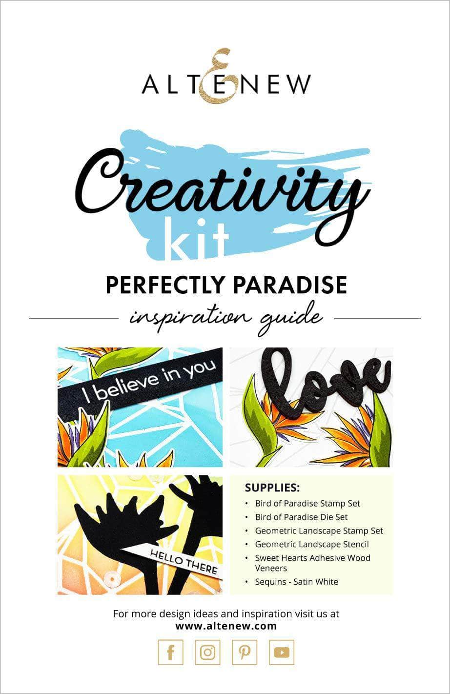 55Printing.com Printed Media Perfectly Paradise Creativity Kit Inspiration Guide