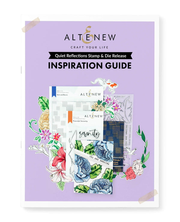 55Printing.com Printed Media Quiet Reflections Stamp & Die Release Inspiration Guide