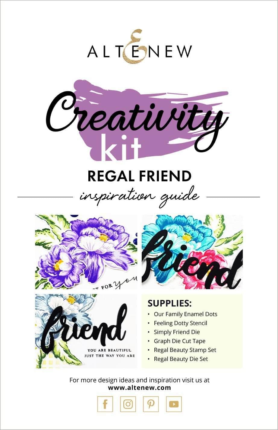 55Printing.com Printed Media Regal Friend Creativity Kit Inspiration Guide