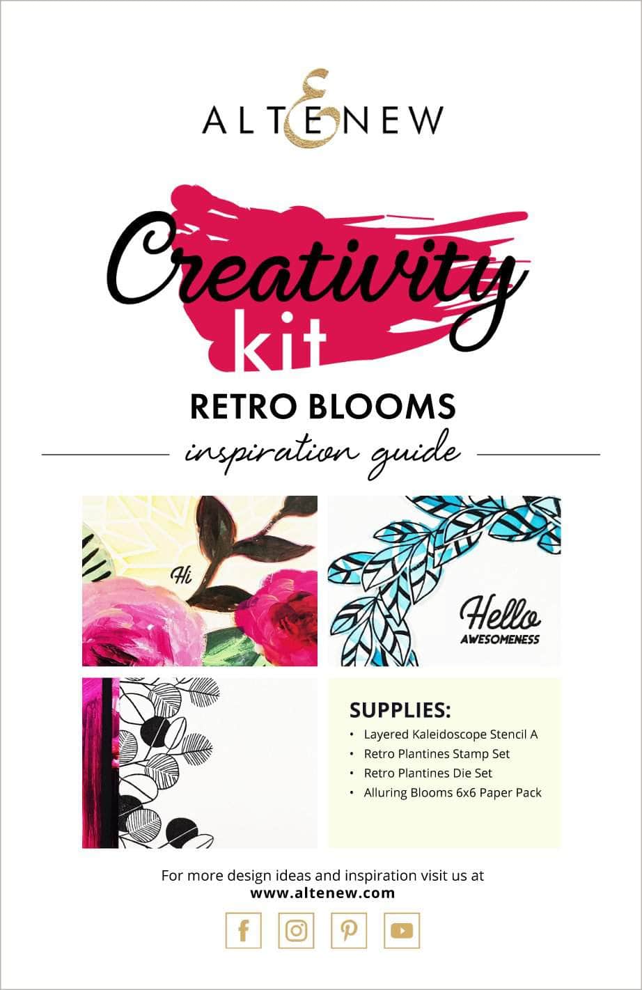 55Printing.com Printed Media Retro Blooms Creativity Kit Inspiration Guide
