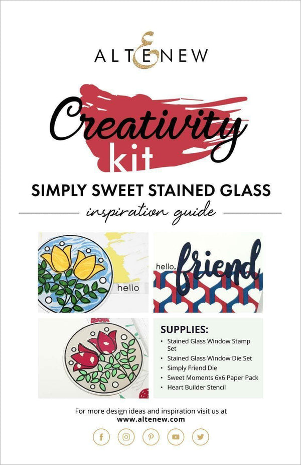 55Printing.com Printed Media Simply Sweet Stained Glass Creativity Kit Inspiration Guide