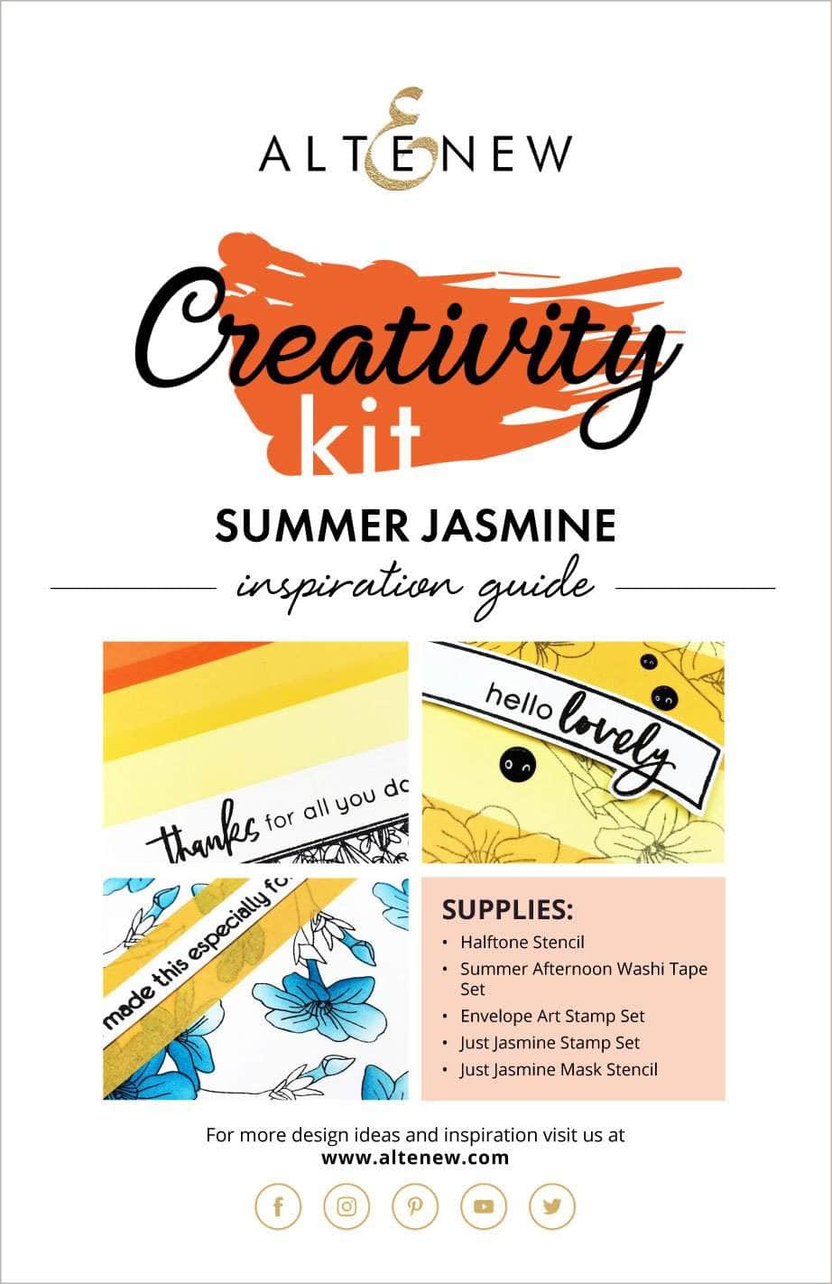 55Printing.com Printed Media Summer Jasmine Creativity Kit Inspiration Guide