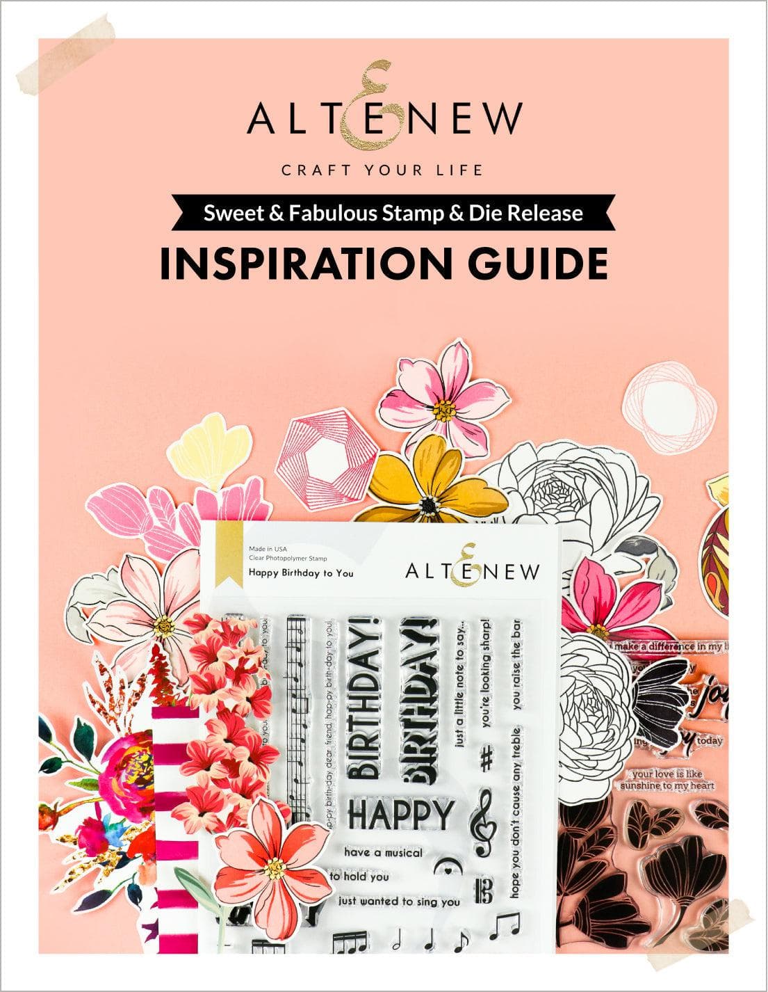 55Printing.com Printed Media Sweet & Fabulous Stamp & Die Release Inspiration Guide
