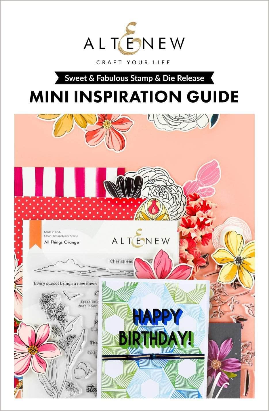55Printing.com Printed Media Sweet & Fabulous Stamp & Die Release Mini Inspiration Guide