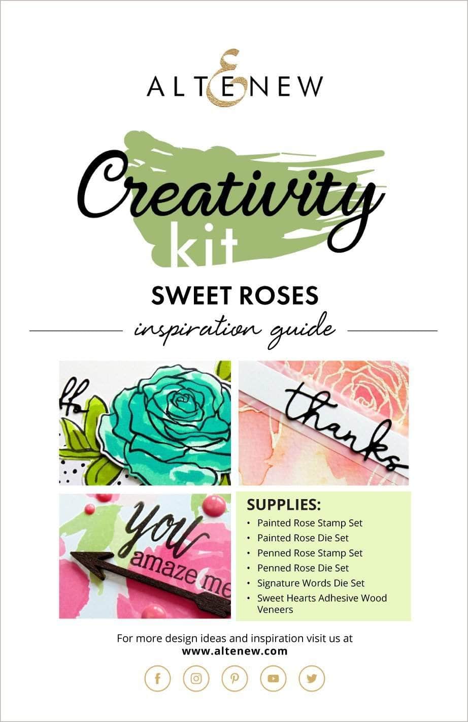 55Printing.com Printed Media Sweet Roses Creativity Kit Inspiration Guide