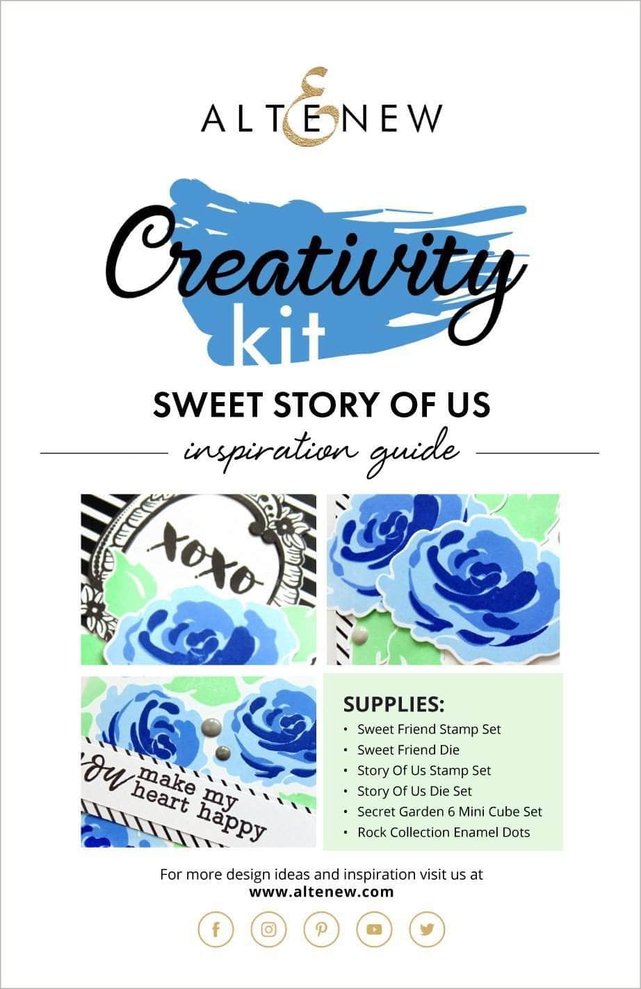55Printing.com Printed Media Sweet Story of Us Creativity Kit Inspiration Guide