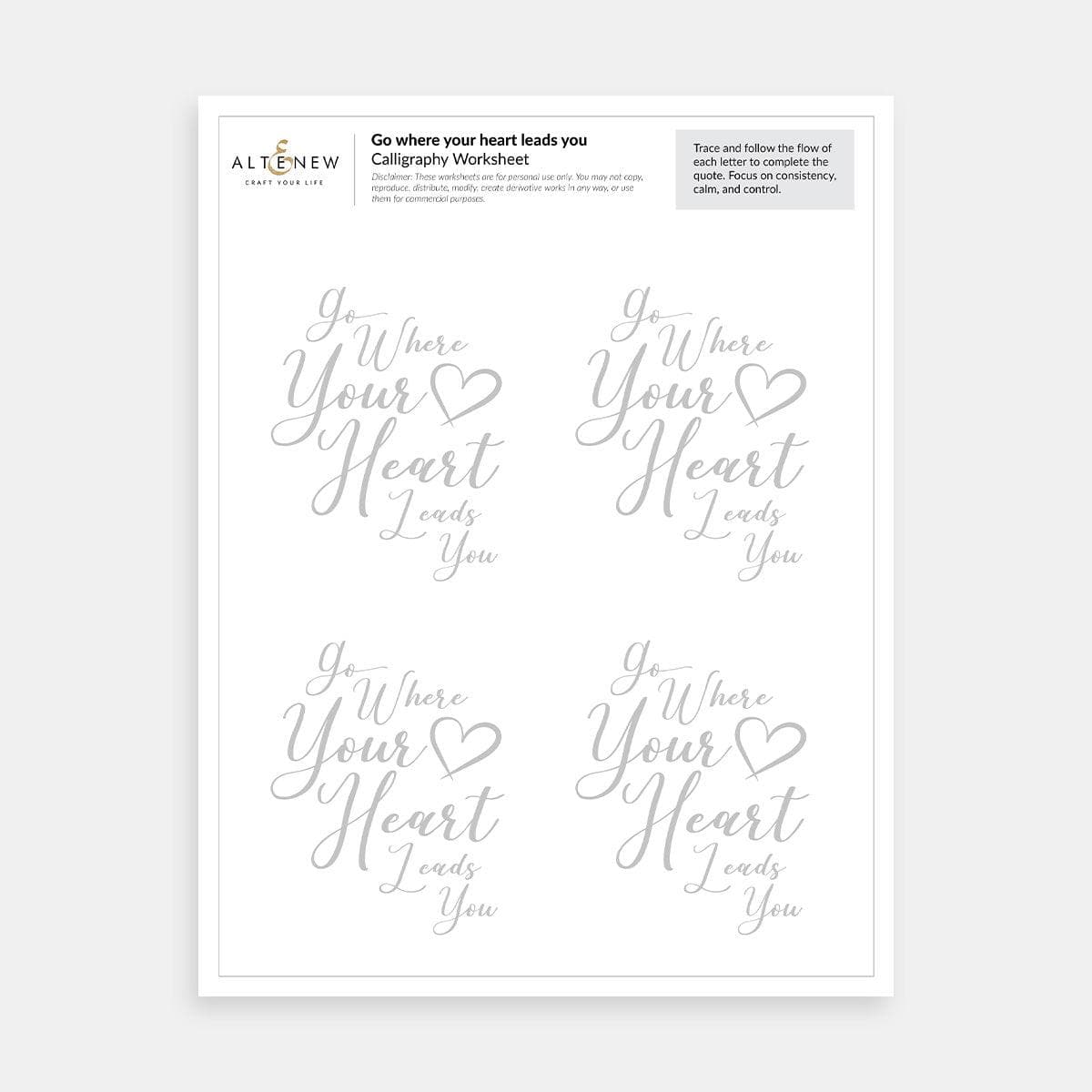Travel-Inspired Calligraphy Worksheets (Printed) – Brush Lettering for Beginners!