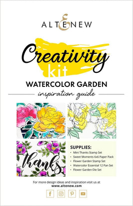 55Printing.com Printed Media Watercolor Garden Creativity Kit Inspiration Guide