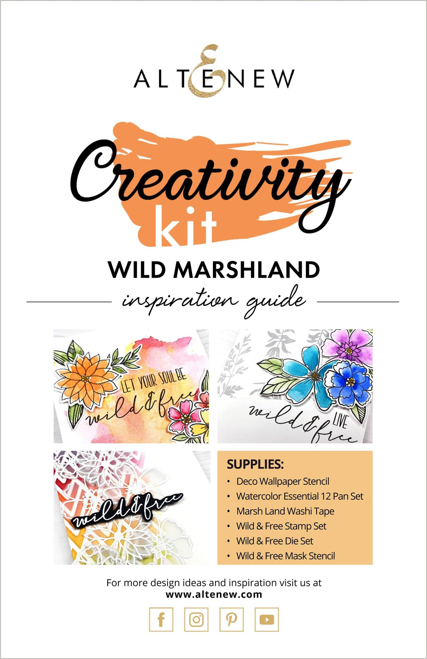 55Printing.com Printed Media Wild Marshland Creativity Cardmaking Kit Inspiration Guide