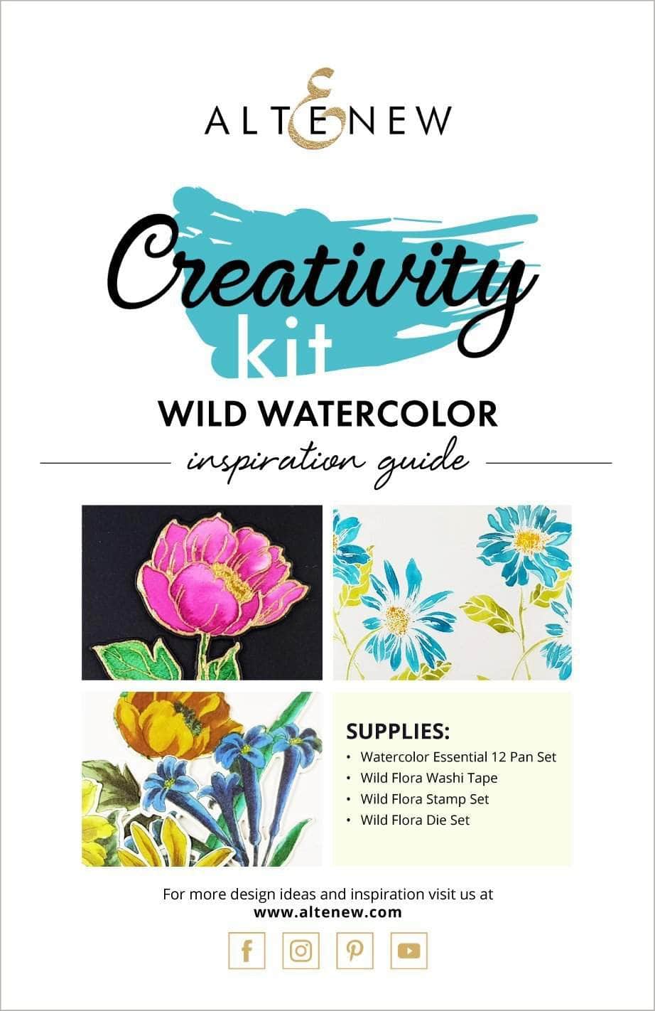 55Printing.com Printed Media Wild Watercolor Creativity Kit  Inspiration Guide