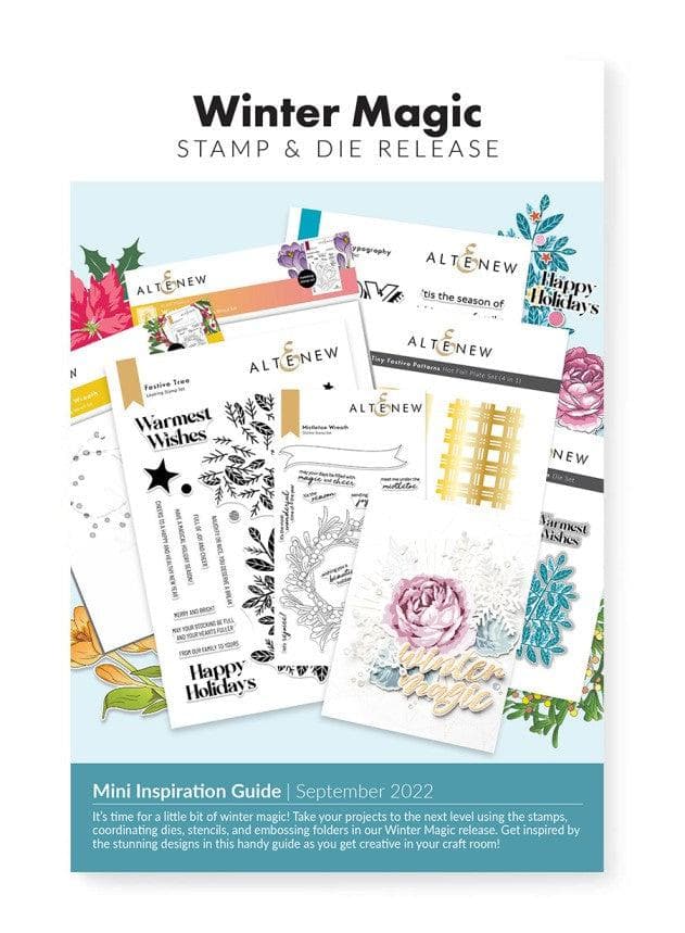 55Printing.com Printed Media Winter Magic Stamp & Die Release Mini Inspiration Guide