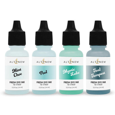 Aqua Island Fresh Dye Ink Re Inker Bundle