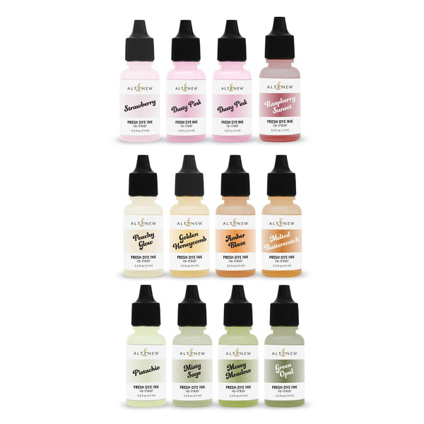 Botanical Brilliance Fresh Dye Ink Re-inker Bundle