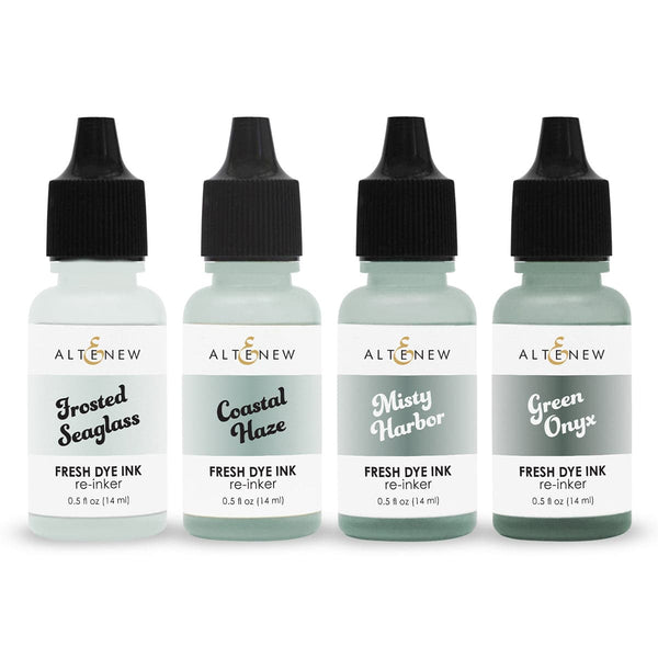 Coastal Mist Fresh Dye Ink Reinker Bundle