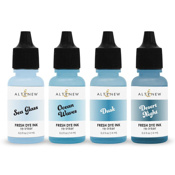 Altenew Re-inker Bundle Cool Summer Night Fresh Dye Ink Re Inker Bundle