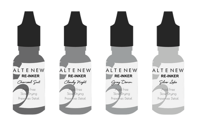 Altenew Re-inker Bundle Gentleman's Gray Dye Ink Re-inker Bundle