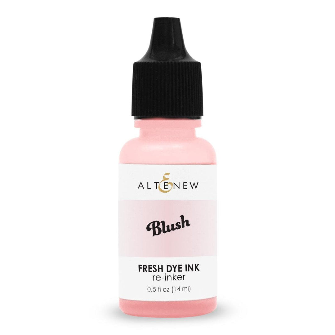 Altenew Red Sunset Fresh Dye Ink Reinker bottle with vibrant red and crimson ink for refill and crafting projects.