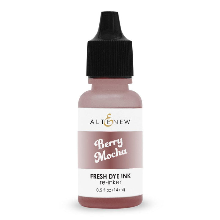 Altenew Tea Party Fresh Dye Ink Reinker bundle with bottles of vibrant ink re-inkers for stamping and crafting projects.