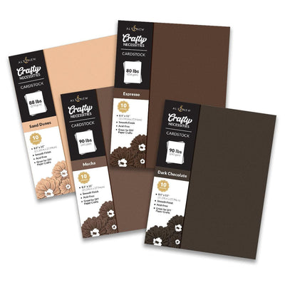 Crafty Necessities Cardstock Bundle (Coffee Break)