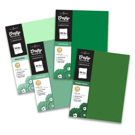 Crafty Necessities Cardstock Bundle (Green Meadows)