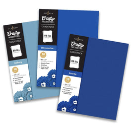 Crafty Necessities Cardstock Bundle (Lapis Lazuli)