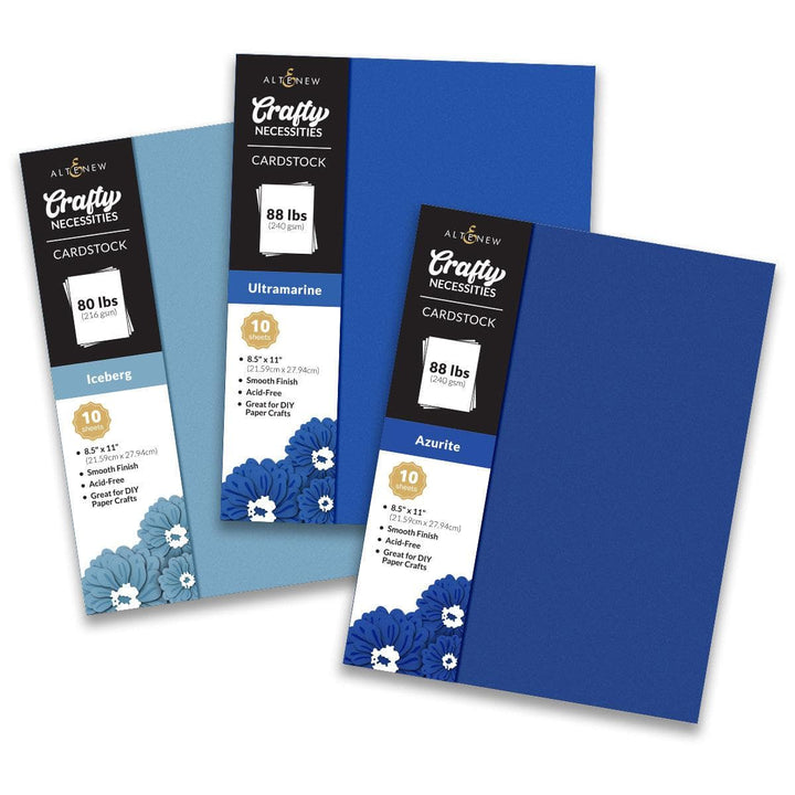 Crafty Necessities Cardstock Bundle (Lapis Lazuli)