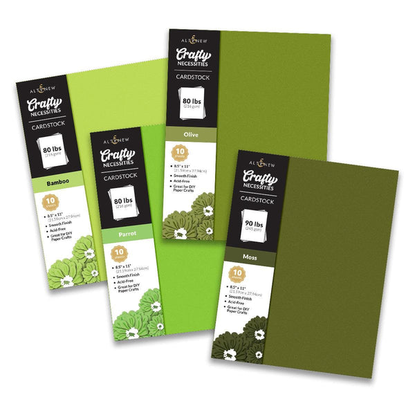 Crafty Necessities Cardstock Bundle (Tropical Forest)