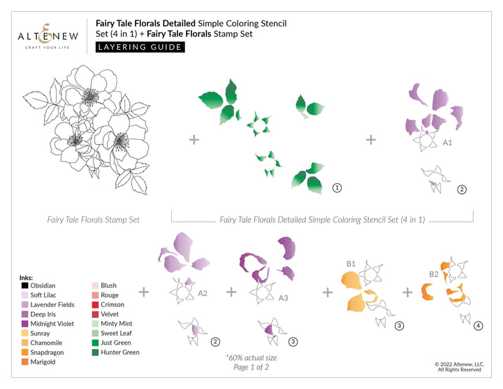 Altenew Release Bundle Fairy Tale Florals Complete Bundle