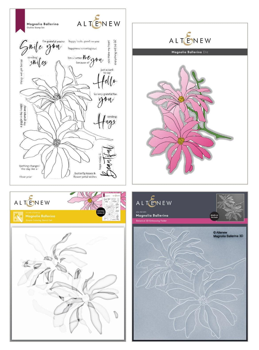 Altenew Release Bundle Magnolia Ballerina Full Complete Bundle
