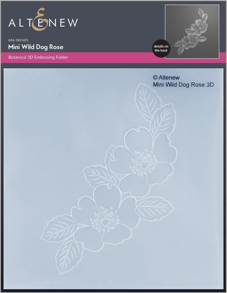 Altenew Mini Wild Dog Rose Layering Stencil