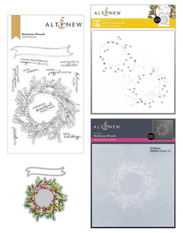 Altenew Release Bundle Mistletoe Wreath Complete Product Bundle