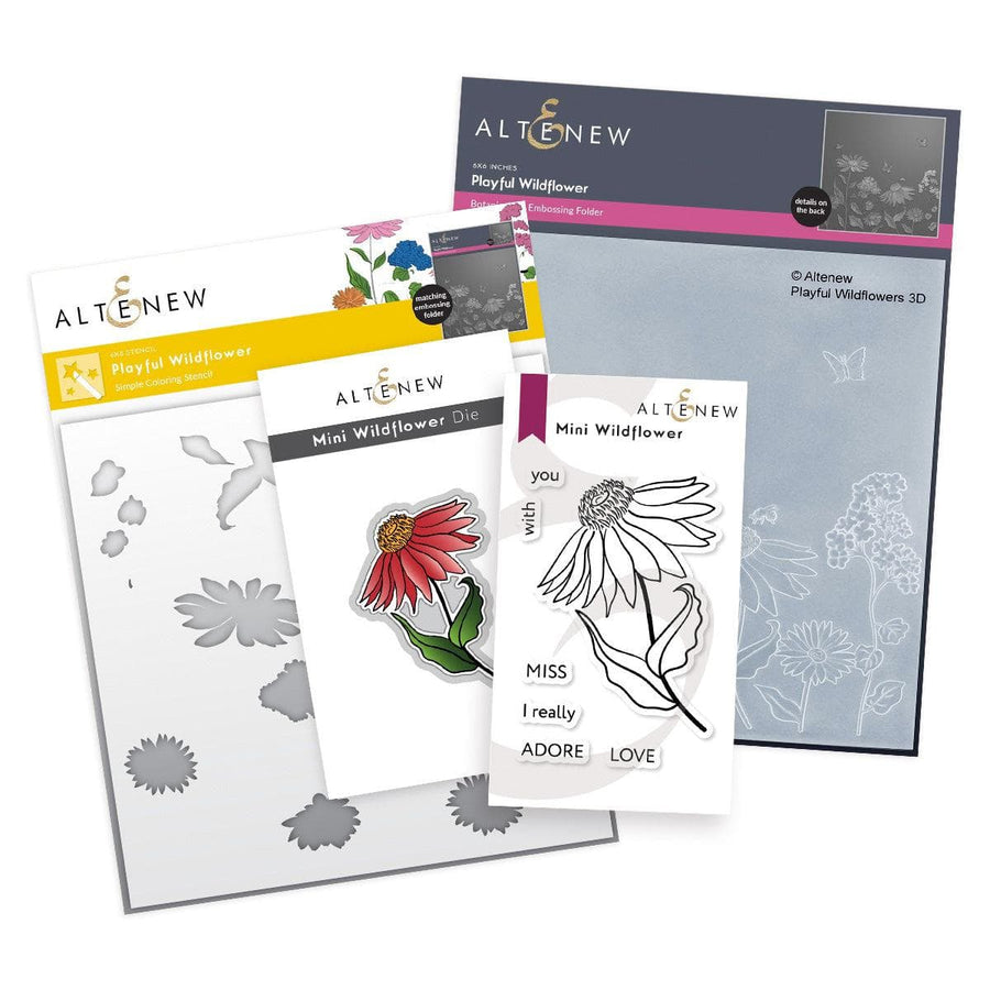 FLOWERS 関連書籍まとめ売り Altenew Playful Wildflower Complete Bundle