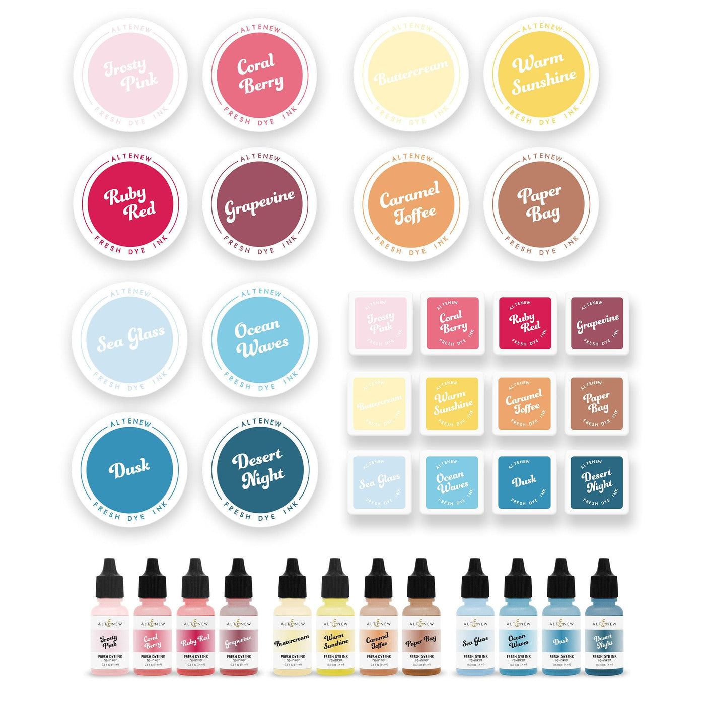 Altenew Release Bundle Spectrum Splash Fresh Dye Ink Full Release Bundle